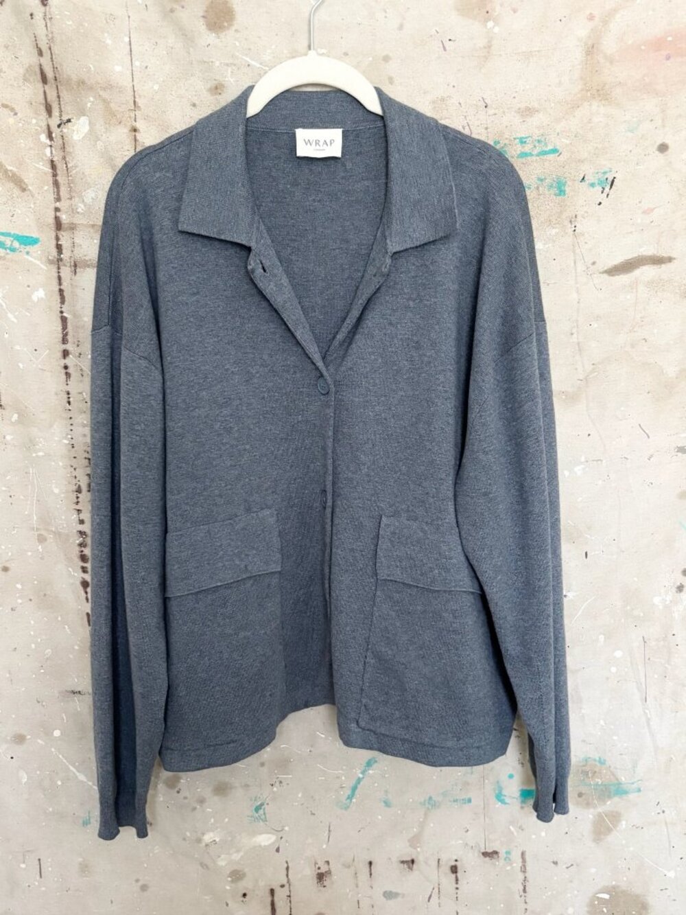 Wrap London Organic Cotton Cardigan Sweater